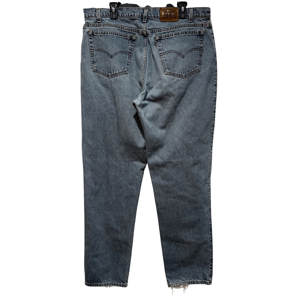 VTG 90s Levi's 545 Mens Jeans W40 L36 Light Wash Straight Leg Denim Pants Casual - Picture 4 of 13